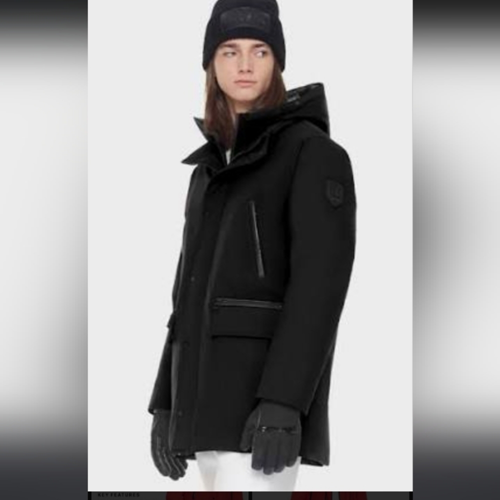 Rudsak Deroy - Winter Coat Jacket - Black, Medium